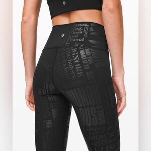 LULULEMON WONDER UNDER MANIFESTO LEGGINGS